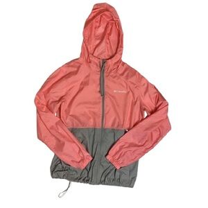Columbia Pink and Gray Hooded Jacket